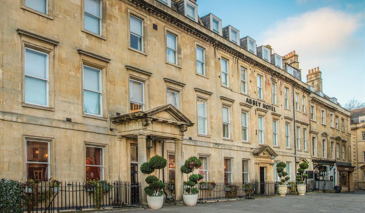 Outside Abbey Hotel, Bath