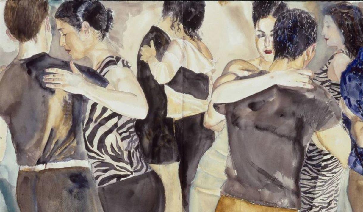 David Remfry RA, Dancers, 2001. Courtesy of the artist.