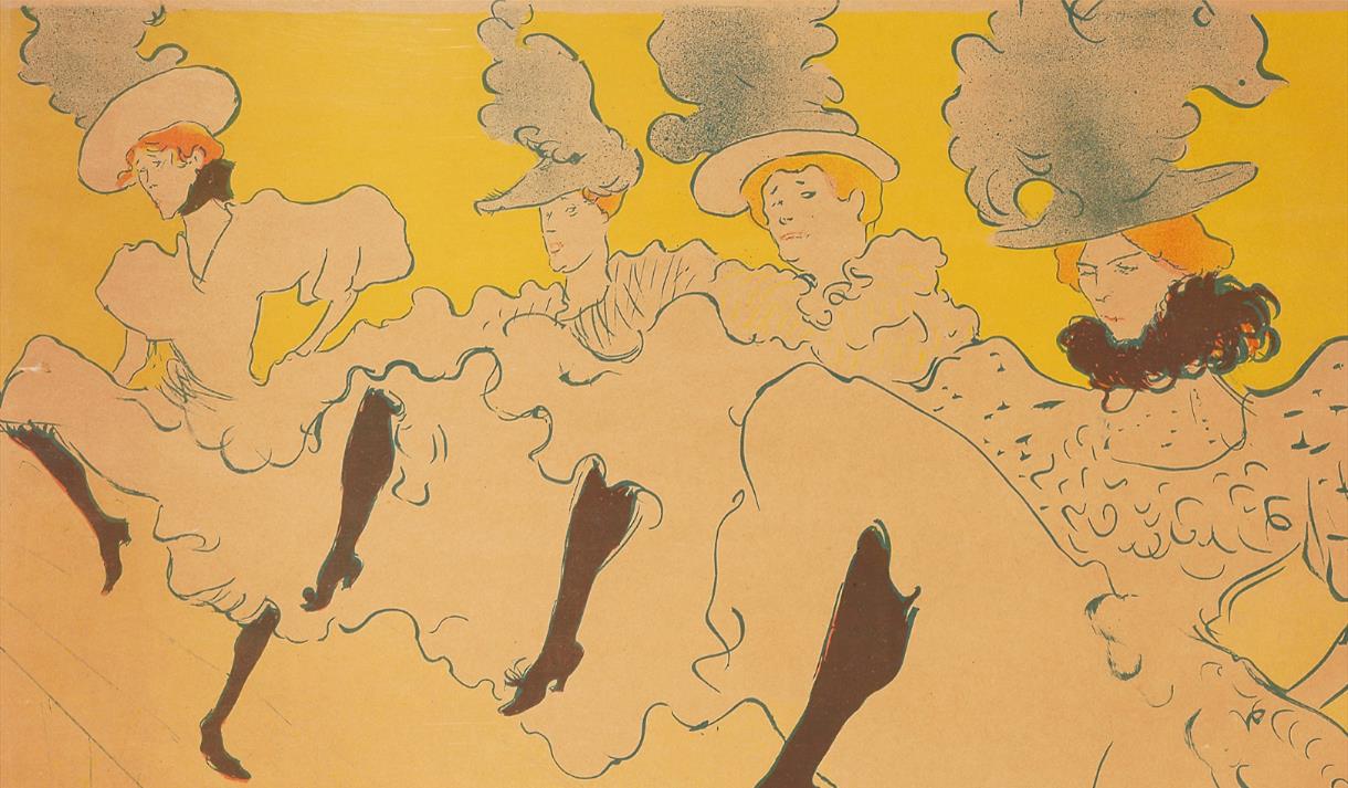 La Troupe de Mademoiselle Eglantine by Toulouse-Lautrec