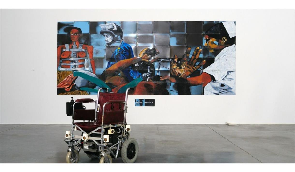 Donald Rodney artwork in gallery