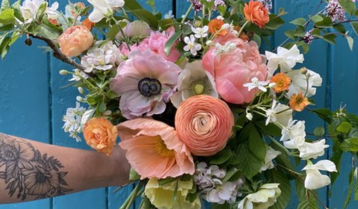 A bridal bouquet
