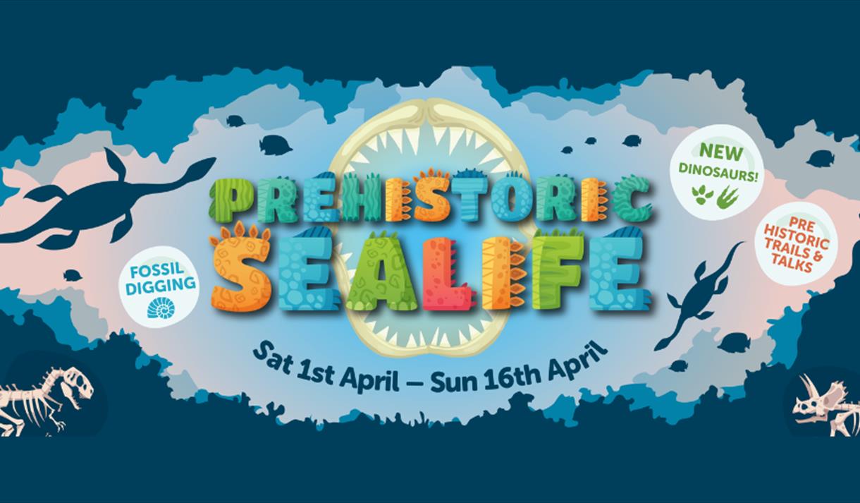 Prehistoric Sealife at Bristol Aquarium posterr