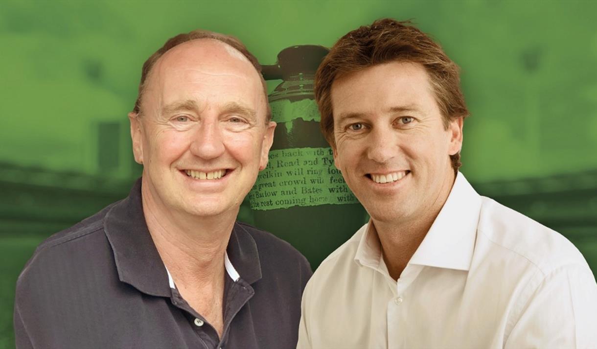 Jonathan Agnew and Glenn McGrath