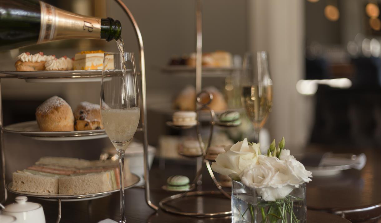 Afternoon tea at Roseate House