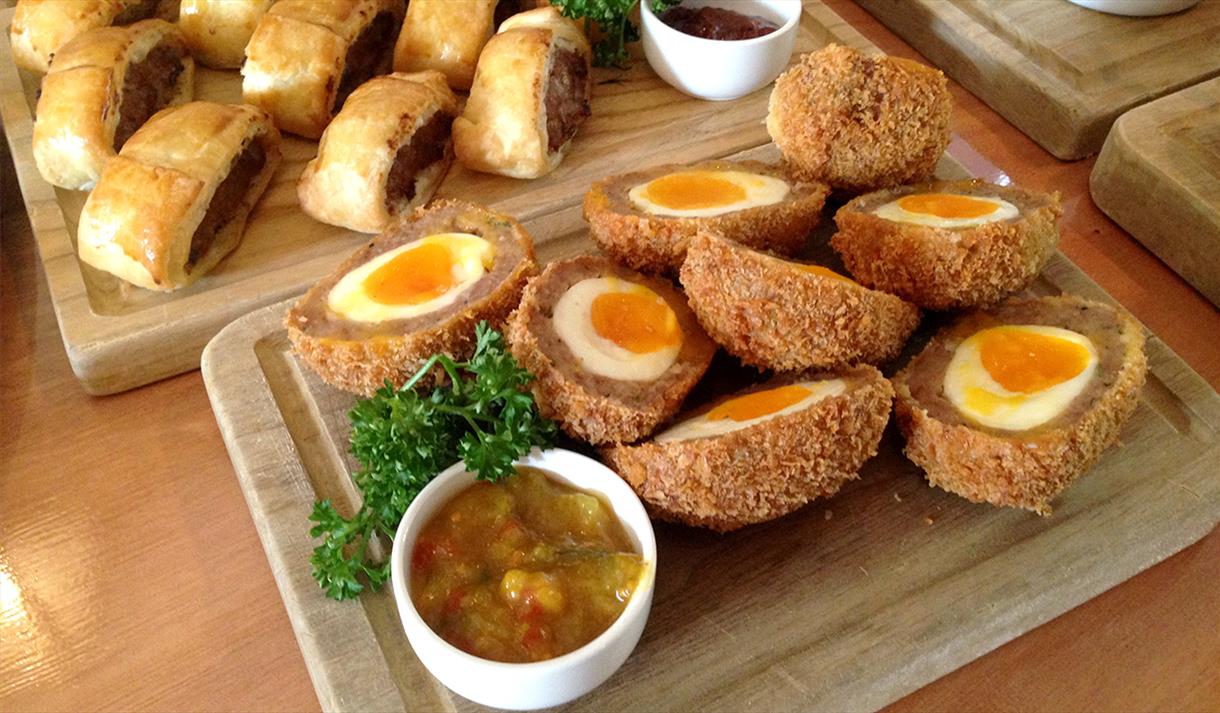 Scotch Eggs at the Queens Arms