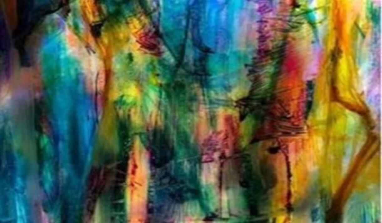 A colourful piece of art