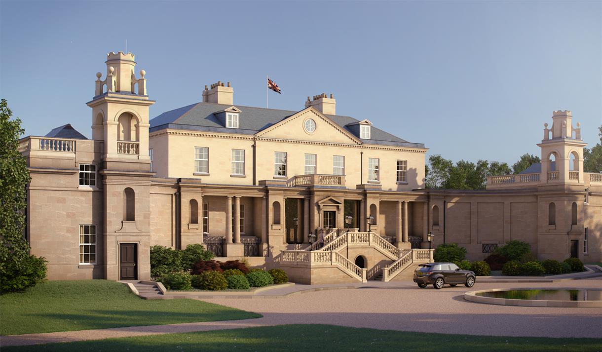 The Langley Hotel Facade