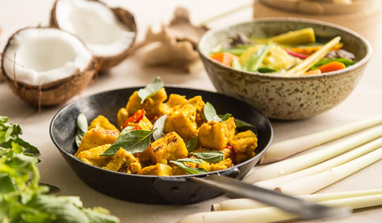 Curry and ingredients