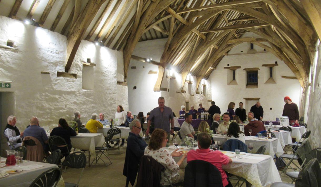 Wine-tasting in the Barn