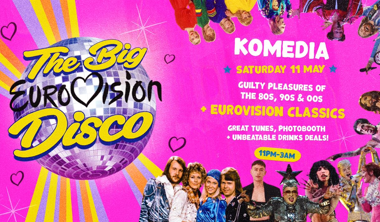 The Big Eurovision disco poster