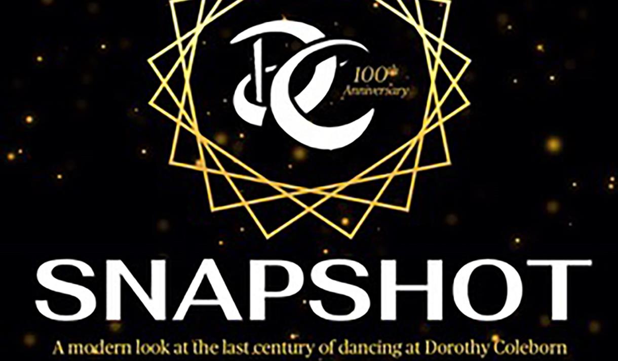 The Dorothy Coleborn logo with the words 'Snapshot - a modern look at the last century of dancing' underneath