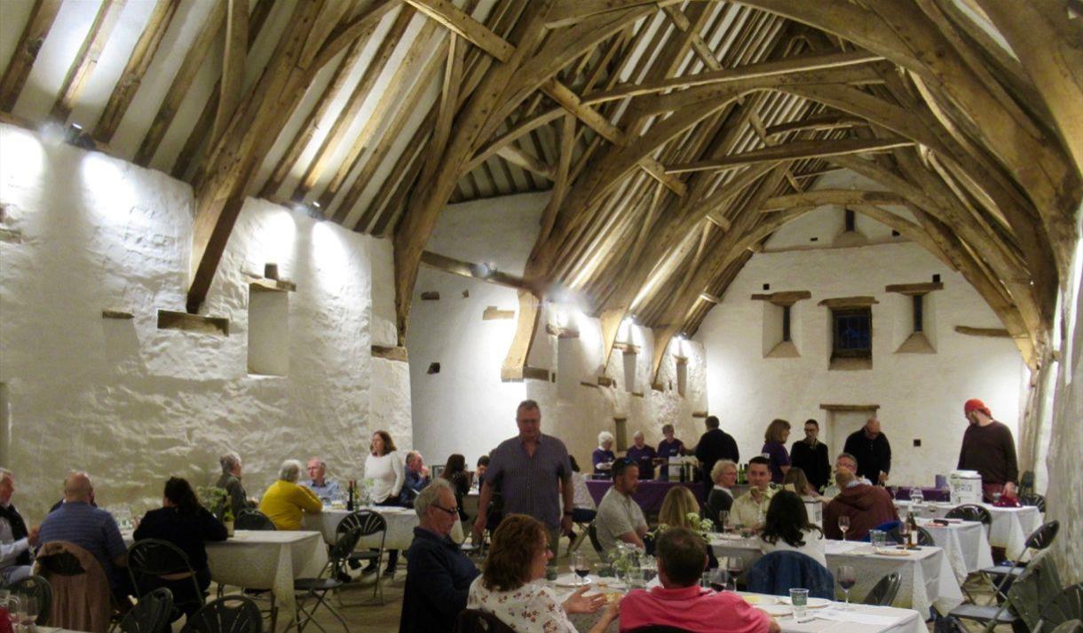 Wine tasting evening at Winterbourne Medieval Barn
