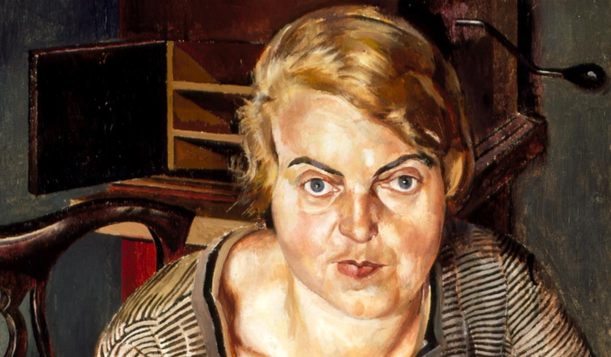 A painting at the Century of the New English Art Club Exhibition