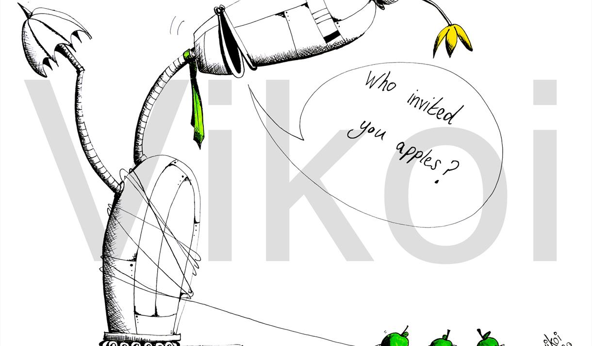 Vikoi robot cartoon