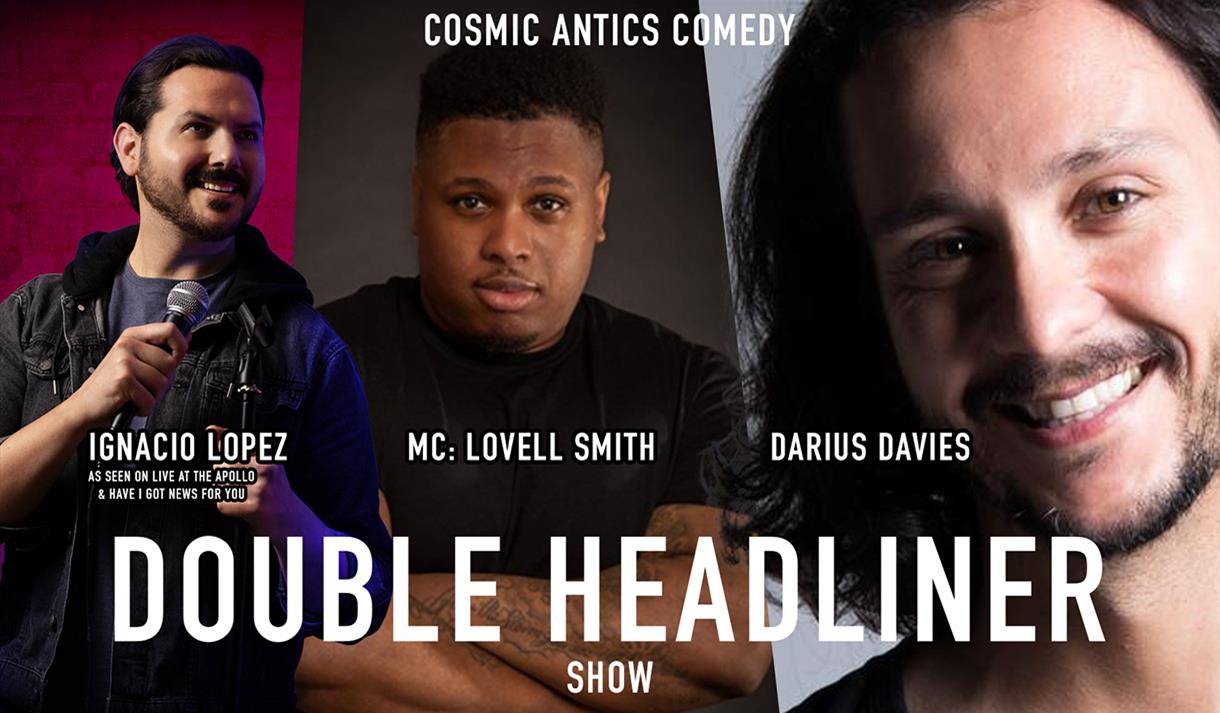 Cosmic Antics Comedy poster