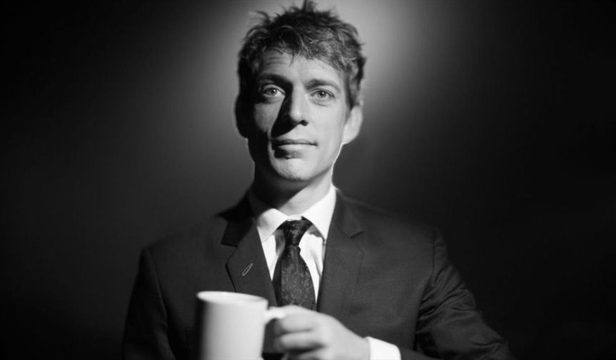 A black and white picture of Jon Udry