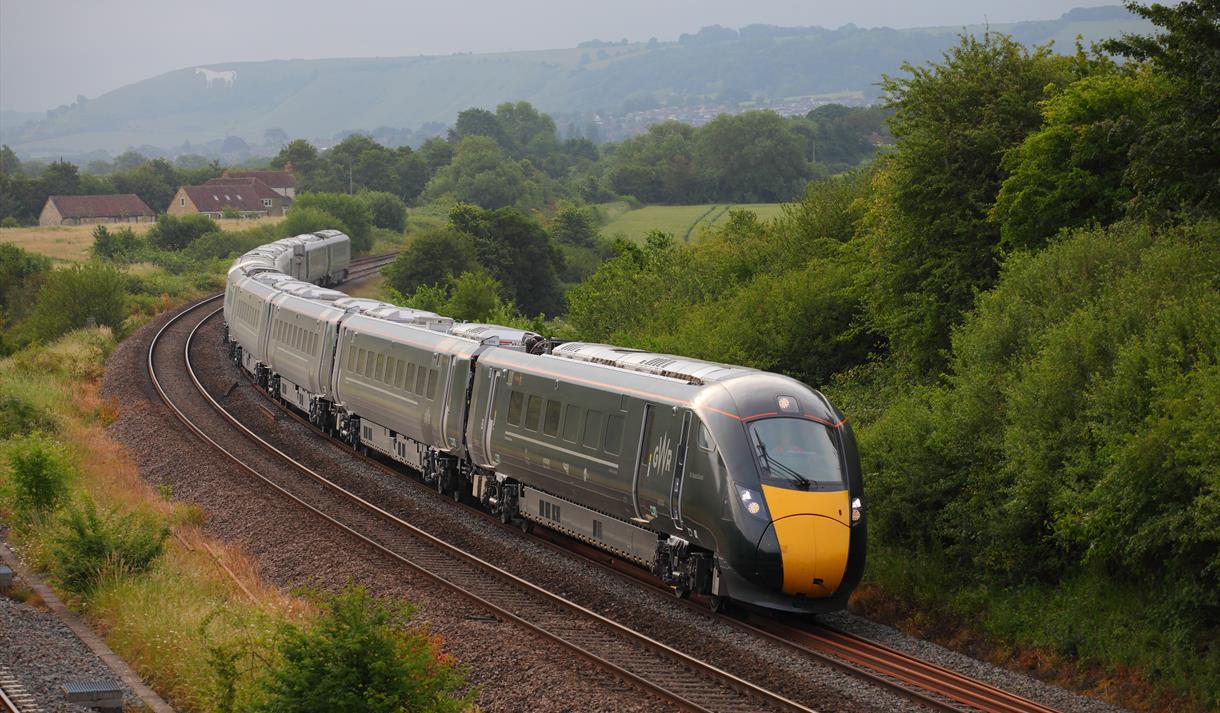 Great Western Railway Train on track