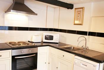 One of the kitchens in one of Sheephouse Manor Cottages