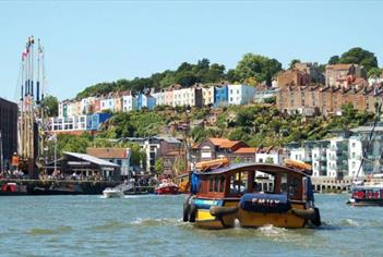 Bristol Ferry in the harbour near SS Great Britain