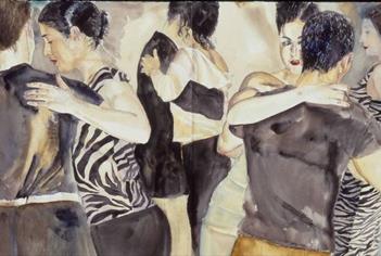 David Remfry RA, Dancers, 2001. Courtesy of the artist.