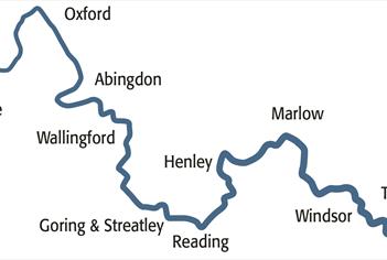 Map of the River Thames