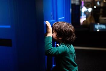 Child exploring