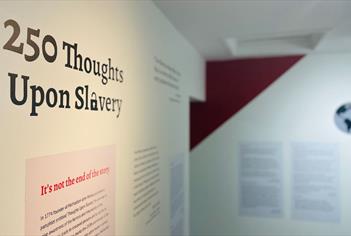 250 Thoughts Upon Slavery exhibition