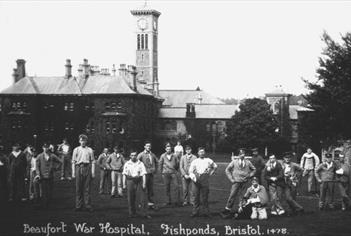 Beaufort and the men in blue at Glenside Hospital