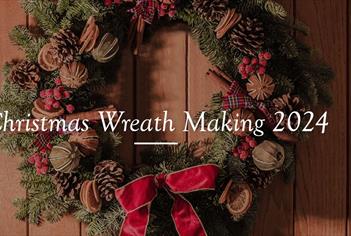 Christmas Wreath Making at Whatley Manor