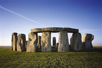 Stonehenge on Salisbury Plain in Wiltshire