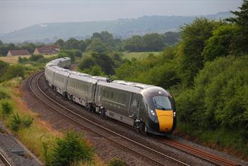 Great Western Railway Train on track