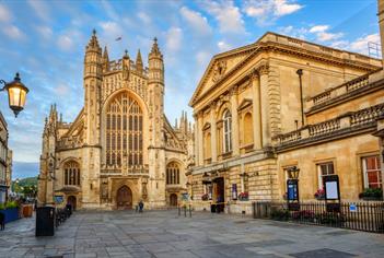 Exterior of Bath Abbey

