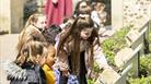 Children learning at the Abbey