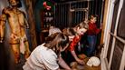 Group of women working on escape room