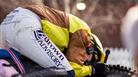 Cheltenham Festival jockey kissing horse