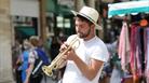 Street entertainment in Bath