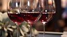 Three glasses of red wine