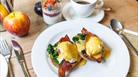 Eggs Benedict at Brooks Guesthouse Bristol