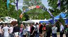 Crowds at Cheltenham Jazz Festival 2024.