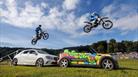 Stunt displays at Bristol International Baloon Fiesta - credit Paul Box
