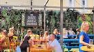 Beer garden at Bath Brew House