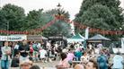 Some of the food stalls at Feast On