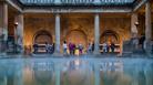 Roman Baths at dusk