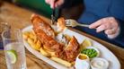 Drive and Stroll guests tuck into fish and chips