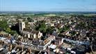 Highworth town from above