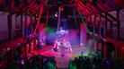 A circus performance at Wookey Hole Caves