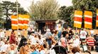 Feast On music stage with people enjoying music