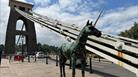 Unicorn at Clifton Suspension Bridge - Credit Charlotte Harris