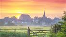 Countryside surrounding Malmesbury in Wiltshire