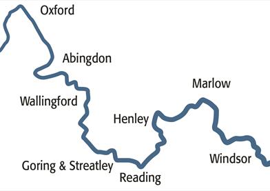 Map of the River Thames